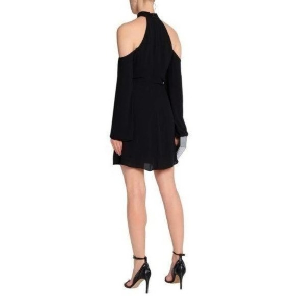 Bailey 44‎ Daikon Black Dress NWT Size Large Cold Shoulder - Picture 2 of 7